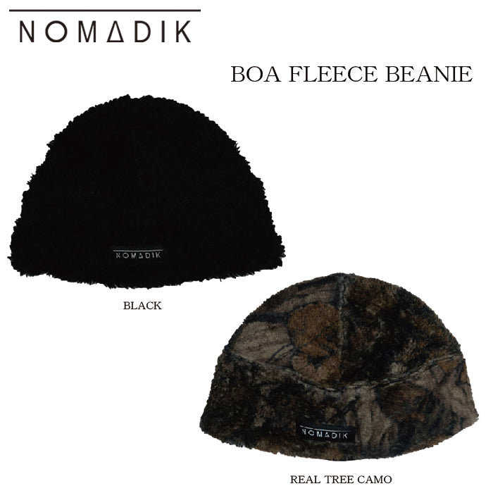 スノーボード ビーニー ノマディック NOMADIK BOA FLEECE BEANIE BLACK 25-26 日本正規品