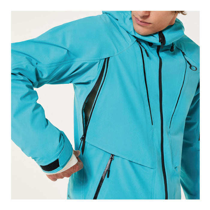 スノーボード ウェア オークリー OAKLEY BOWLS GORE-TEX SHELL JACKET SWIMMING POOL BLUE 送料無料 日本正規品