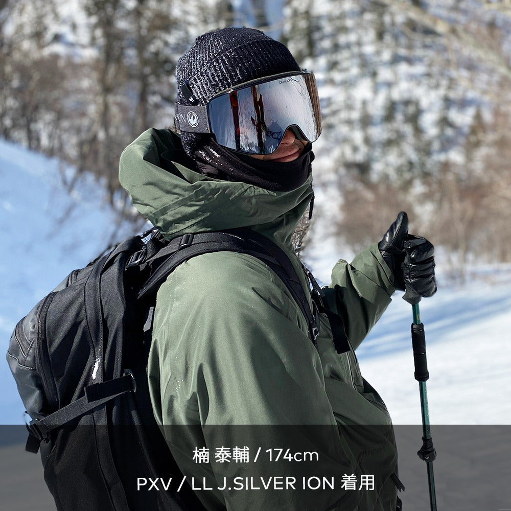 スノーボード ゴーグル ドラゴン DRAGON PXV PREMIUM BLACK / LL J.SILVER ION 25-26 送料無料 日本正規品 予約商品 店頭受け取り可能