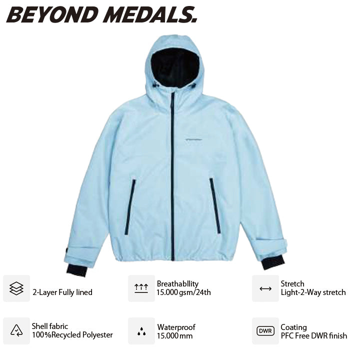 BEYOND MEDALS ウェア ビヨンド メダルズ Park Jacket 2L Lt.Blue 23226317 26-27 スノーボードウェア 日本正規品