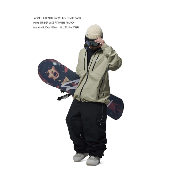 REW ウェア アールイーダブリュー REALITY CARVE 3L JKT 03 26-27 スノーボードウェア 日本正規品