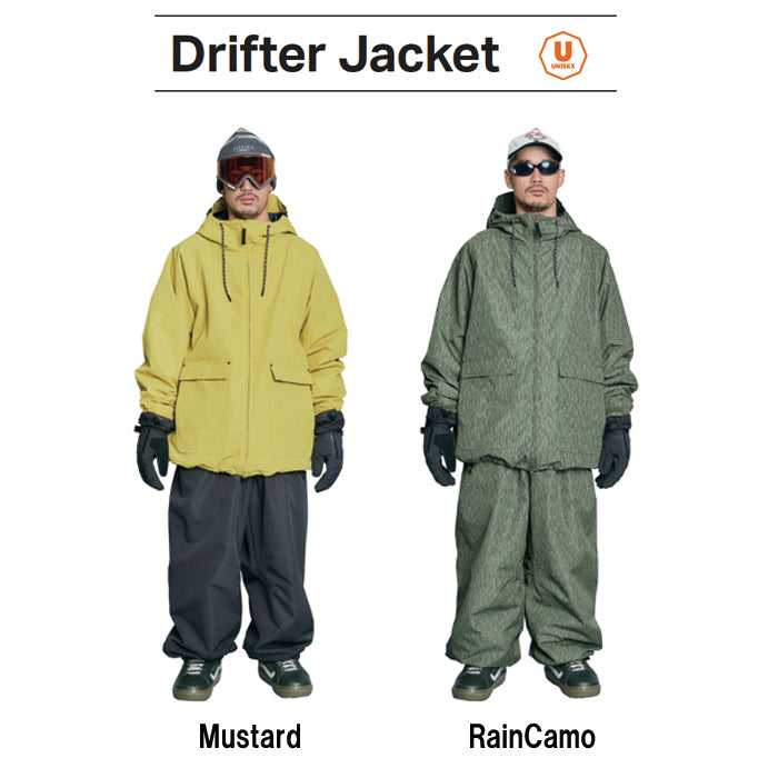 スノーボード ウェア ローム ROME DRIFTER Jacket MUSTARD 25-26 送料無料 日本正規品 予約商品 店頭受け取り可能