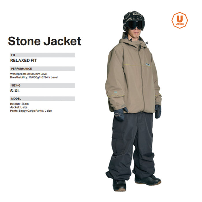 スノーボード ウェア ローム ROME STONE Jacket BRONZE 25-26 送料無料 日本正規品 予約商品 店頭受け取り可能