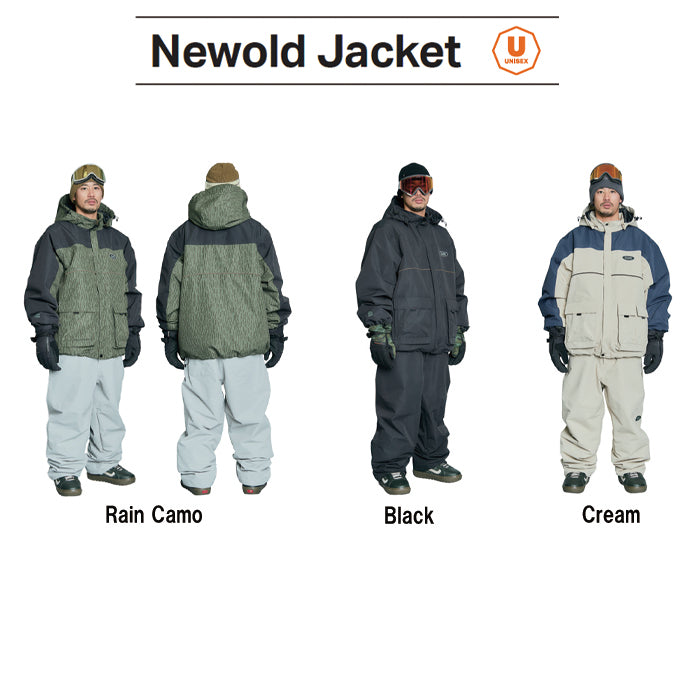 スノーボード ウェア ローム ROME NEWOLD Jacket BLACK 25-26 送料無料 日本正規品 予約商品 店頭受け取り可能