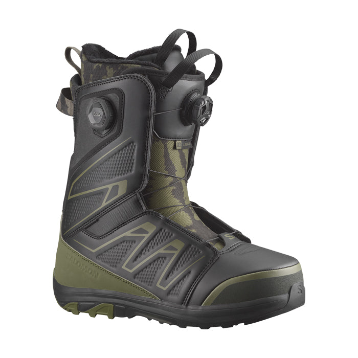 25-26 SALOMON LAUNCH BOA SJ BOA BLACK / OLIVE NIGHT / ROSIN スノーボード 早期予約