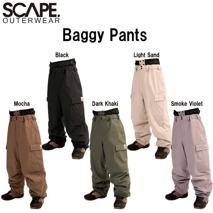 25-26 SCAPE BAGGY PANTS SMOKE VIOLET 25-26