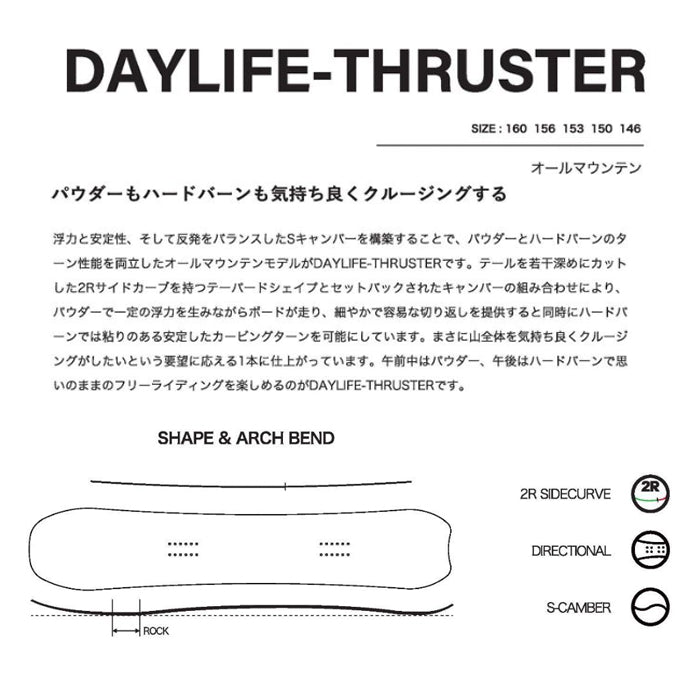 25-26 SCOOTER DAYLIFE-THRUSTER スノーボード 早期予約