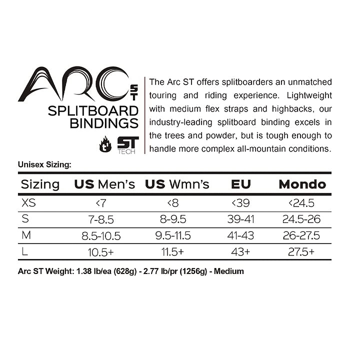 スノーボード ビンディング SPARK ARC ST Black 25-26 送料無料 日本正規品 予約商品 店頭受け取り可能