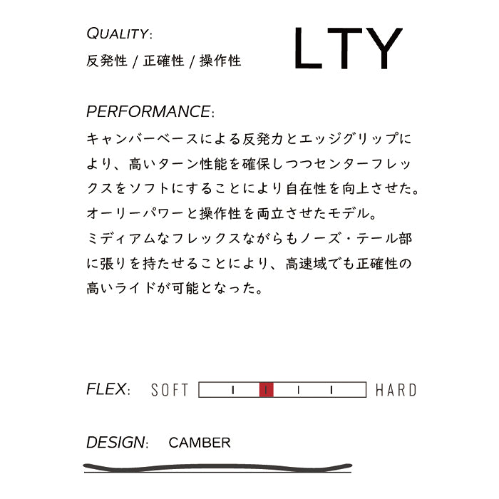 25-26 SPREAD LTY スノーボード 日本正規品 早期予約