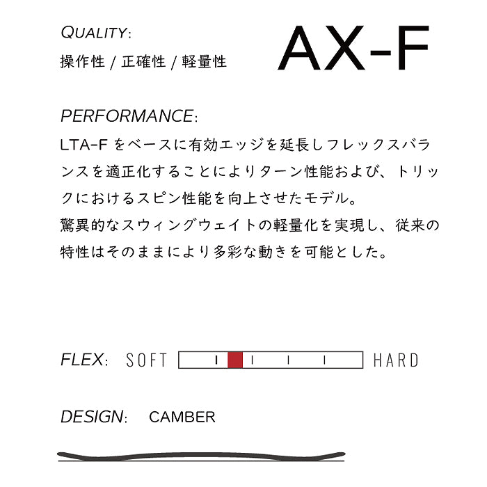 スノーボード ボード スプレッド SPREAD AX-F 25-26 送料無料 日本正規品 予約商品 店頭受け取り可能