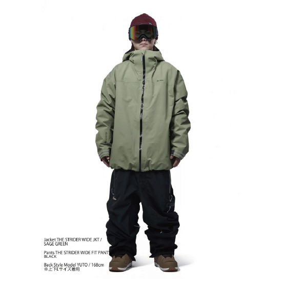 REW ウェア アールイーダブリュー STRIDER WIDE JKT 23 26-27 スノーボードウェア 日本正規品