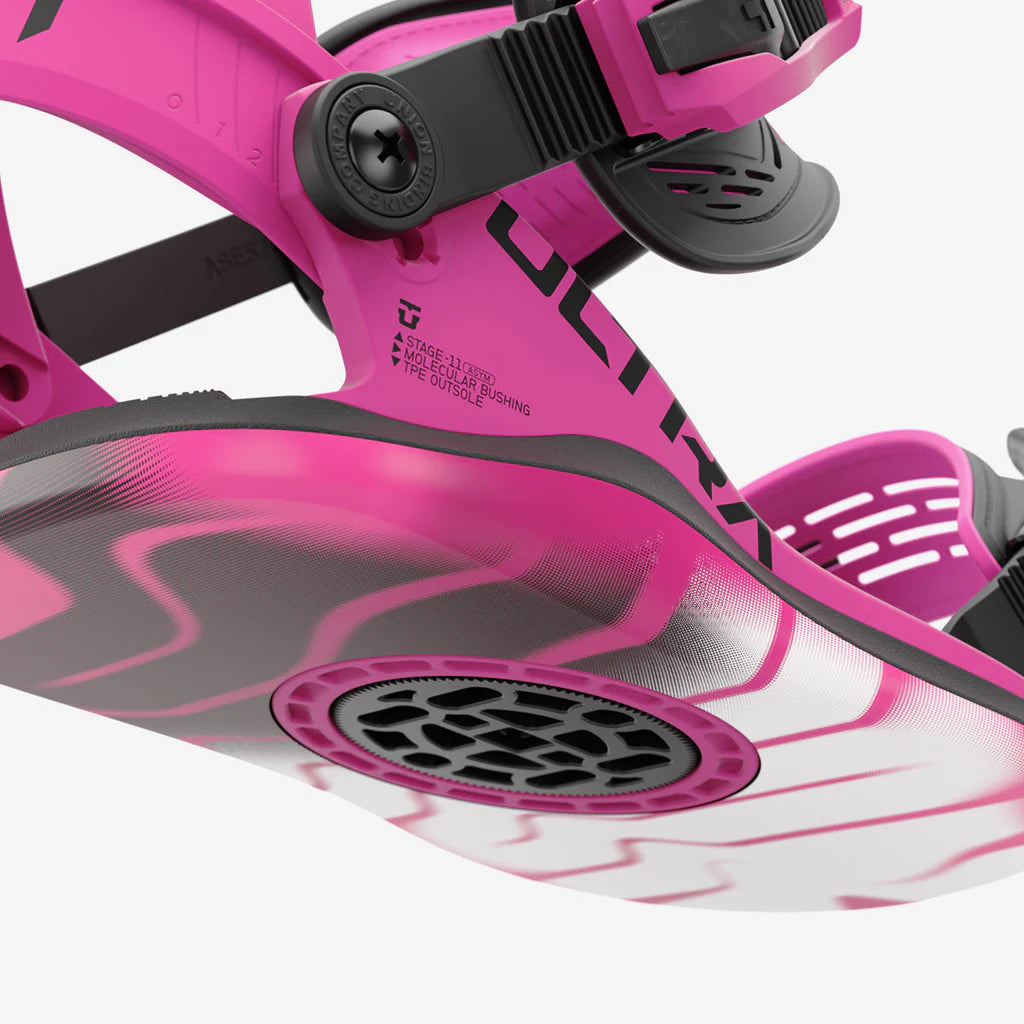 Union Snowboard Bindings Women's Ultra 24-25 ユニオン バインディング バインディング ウルトラ オールマウンテン カービング パウダー バックカントリー フリースタイル グラトリ ラントリ スノーボード レディース メンズ