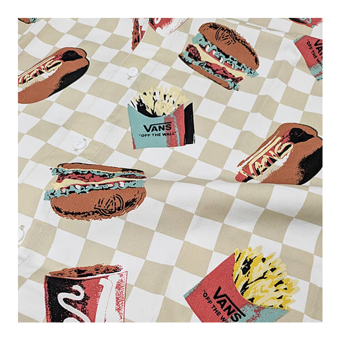 24-25 VANS POP FAST FOOD SHIRT Colorful スノーボード