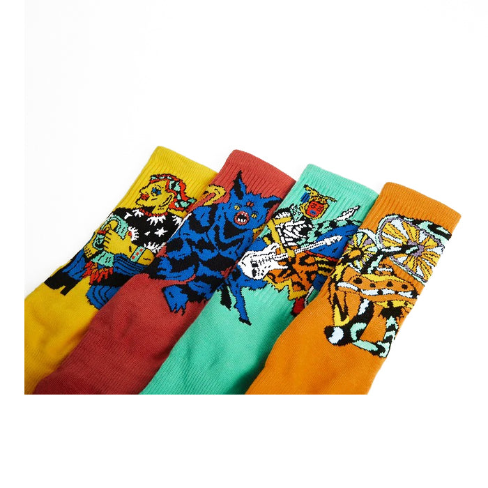 24-25 VOLCOM FA BOB MOLLEMA SOCK 4PC D6312506 MNT