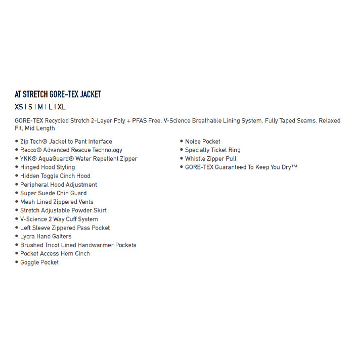 25-26 VOLCOM AT STRETCH GORE-TEX JACKET HEN-HENNA 25-26