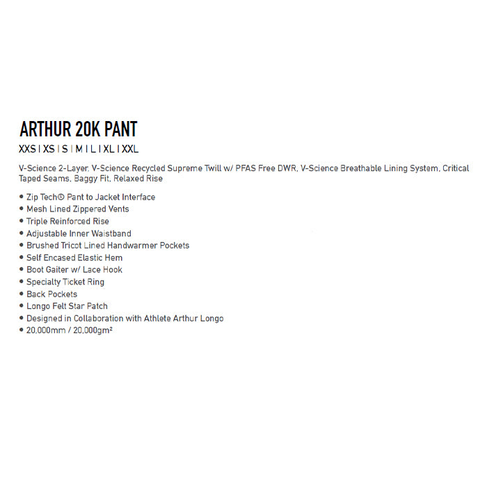 25-26 VOLCOM ARTHUR 20K PANT MSG-MOSS GREEN 25-26