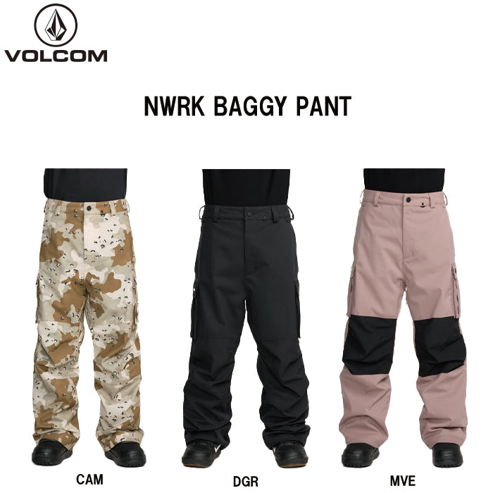 25-26 VOLCOM NWRK BAGGY PANT CAM-CAMOUFLAGE 25-26