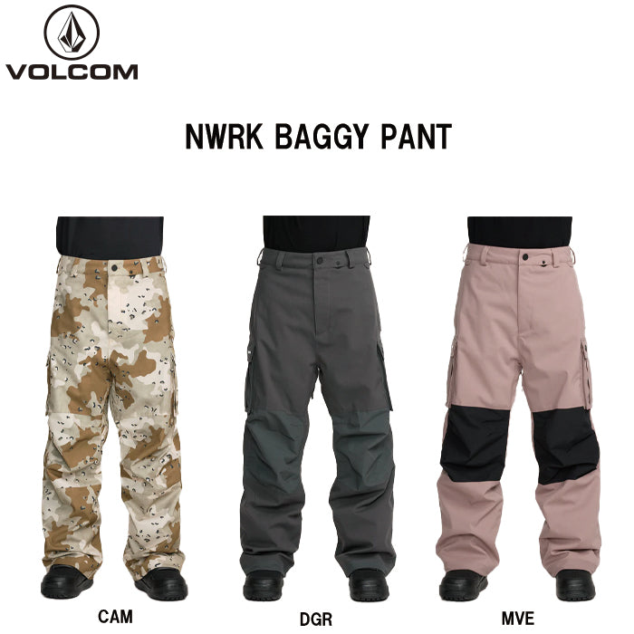 25-26 VOLCOM NWRK BAGGY PANT DGR-DARK GREY 25-26