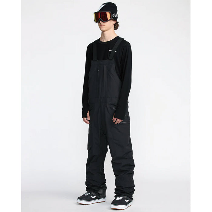 25-26 VOLCOM RAIN GORE-TEX BIB OVERALL BLK-BLACK 25-26