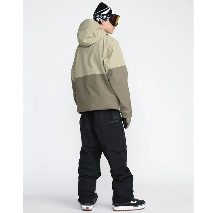 25-26 VOLCOM RAIN GORE-TEX BIB OVERALL BLK-BLACK 25-26