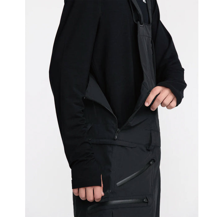 25-26 VOLCOM RAIN GORE-TEX BIB OVERALL BLK-BLACK 25-26