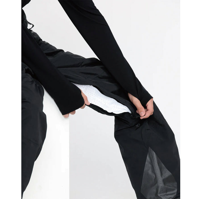 25-26 VOLCOM RAIN GORE-TEX BIB OVERALL BLK-BLACK 25-26