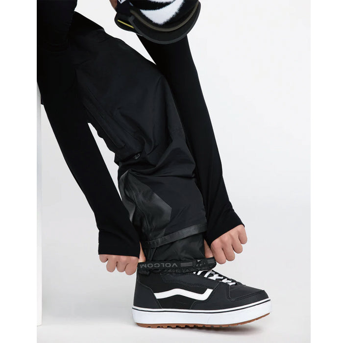 25-26 VOLCOM RAIN GORE-TEX BIB OVERALL BLK-BLACK 25-26