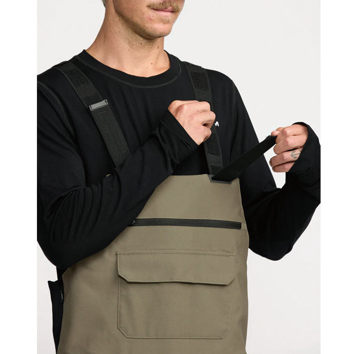 25-26 VOLCOM ROAN BIB OVERALL MIL-MILITARY 25-26