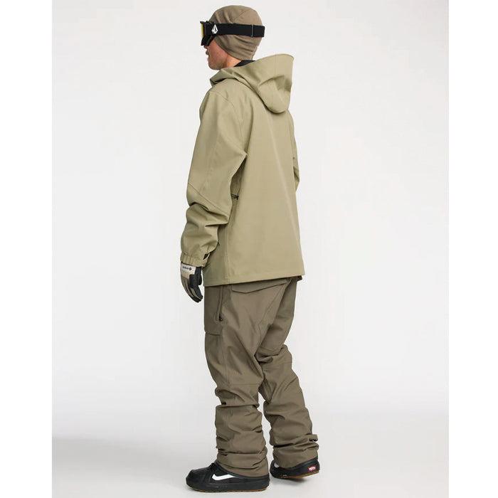 25-26 VOLCOM ROAN BIB OVERALL MIL-MILITARY 25-26