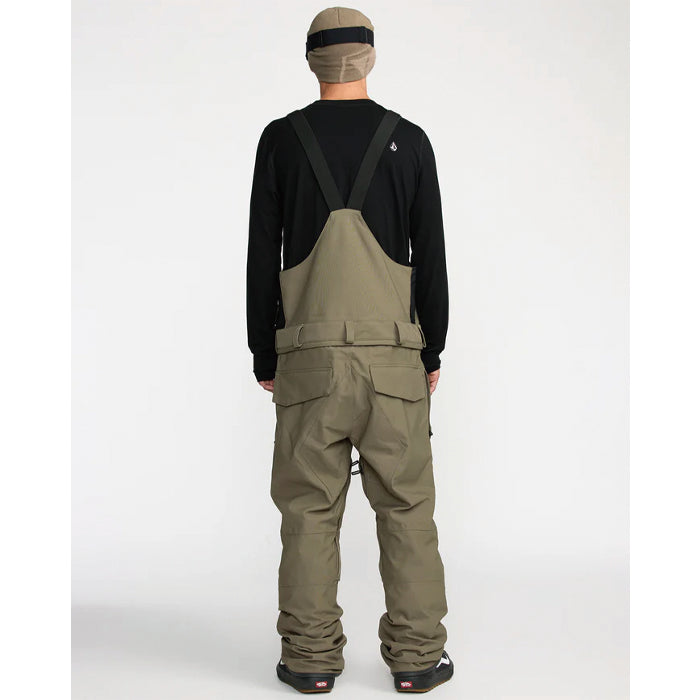 25-26 VOLCOM ROAN BIB OVERALL MIL-MILITARY 25-26