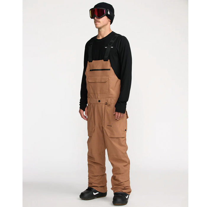 25-26 VOLCOM ROAN BIB OVERALL TBR-TERRA BROWN 25-26