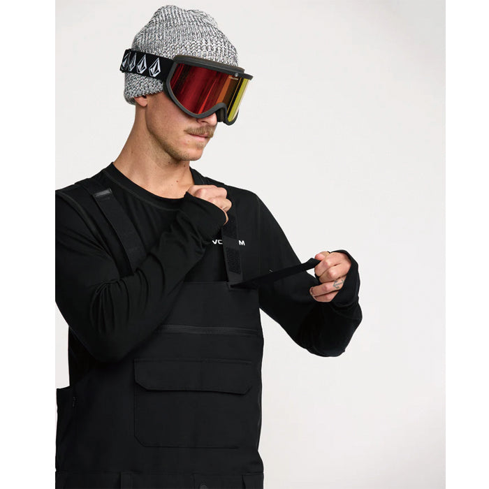 25-26 VOLCOM ROAN BIB OVERALL BLK-BLACK 25-26