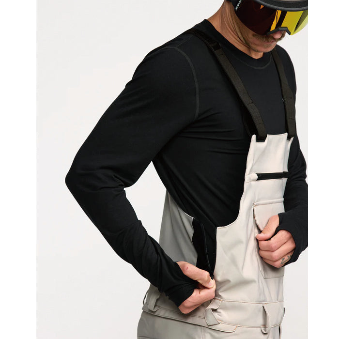 25-26 VOLCOM ROAN BIB OVERALL STN-STONE 25-26