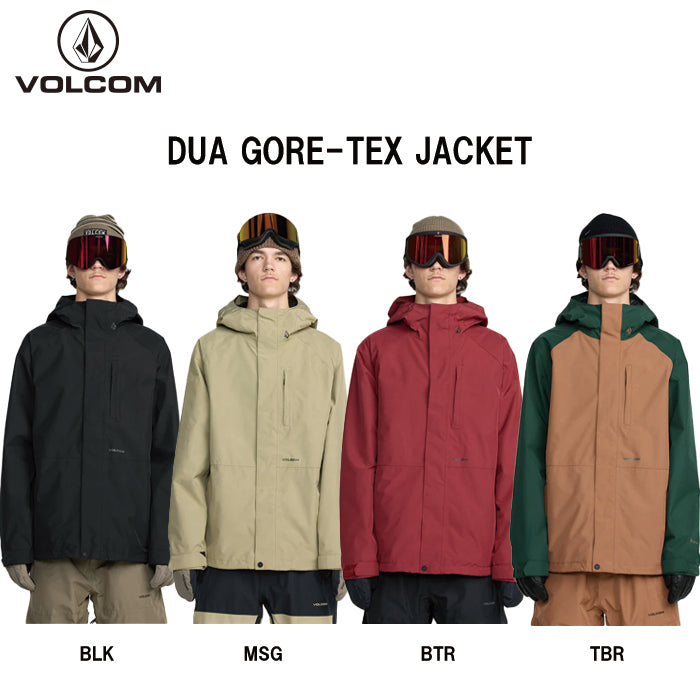 25-26 VOLCOM DUA GORE-TEX JACKET BLK-BLACK 25-26
