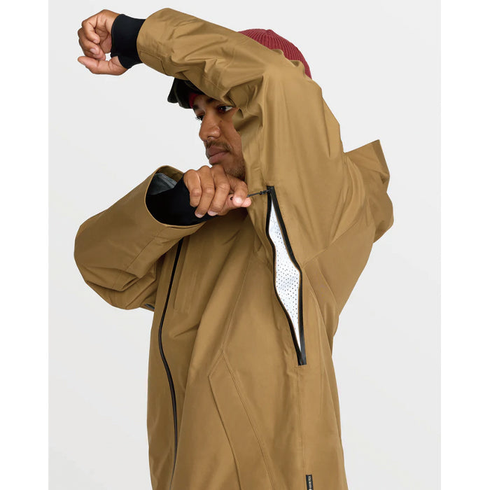 25-26 VOLCOM TESTER 3L GORE-TEX JACKET BRZ-BRONZE 25-26