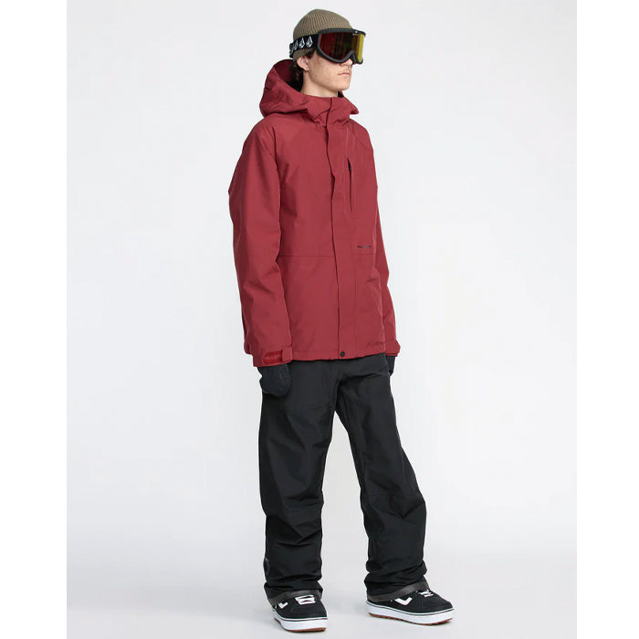 25-26 VOLCOM DUA GORE-TEX JACKET BTR-BURNT RED 25-26