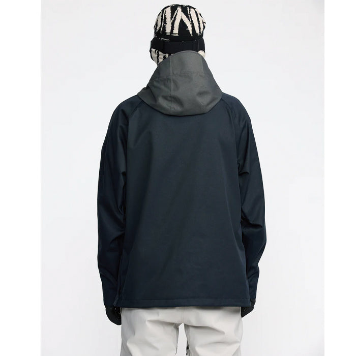 25-26 VOLCOM HOSSEGOR 20K PULLOVER BLK-BLACK 25-26