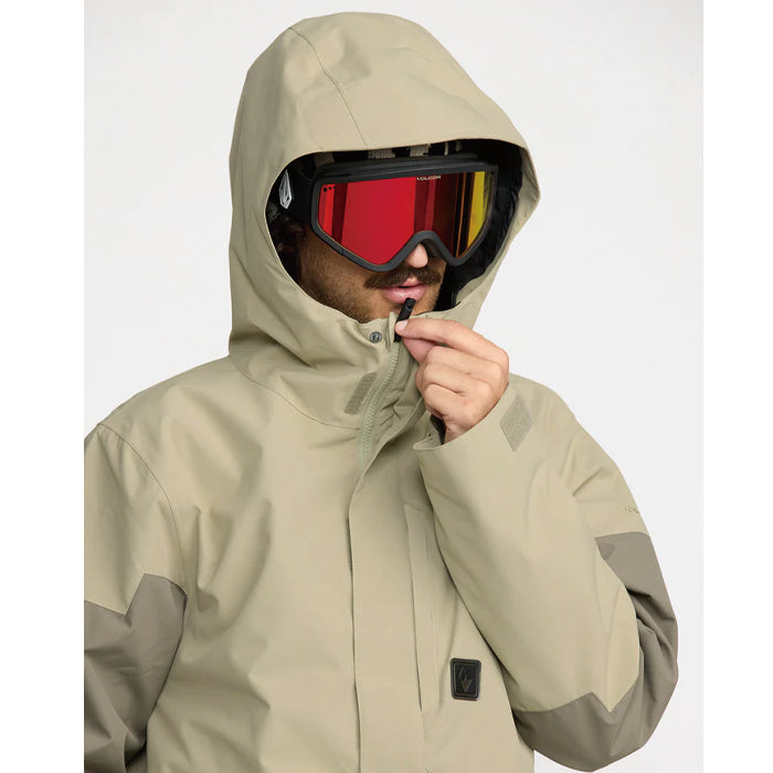 25-26 VOLCOM PRIMRY JACKET MSG-MOSS GREEN 25-26