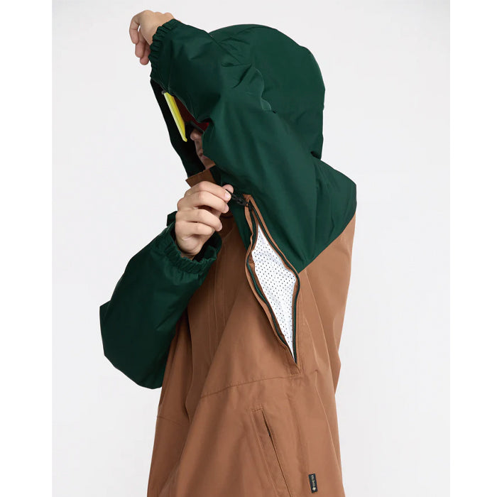 25-26 VOLCOM DUA GORE-TEX JACKET TBR-TERRA BROWN 25-26