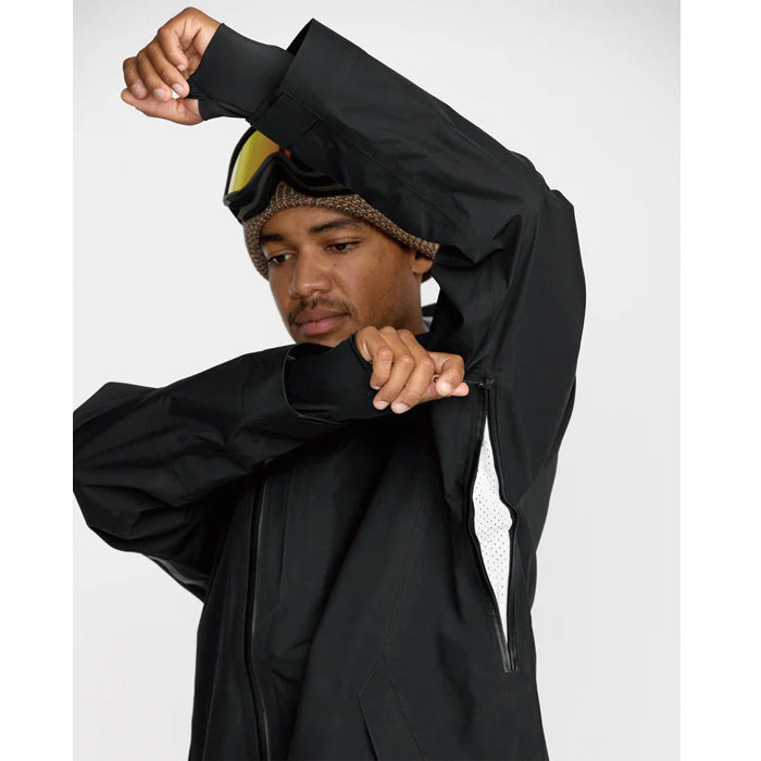 25-26 VOLCOM TESTER 3L GORE-TEX JACKET BLK-BLACK 25-26