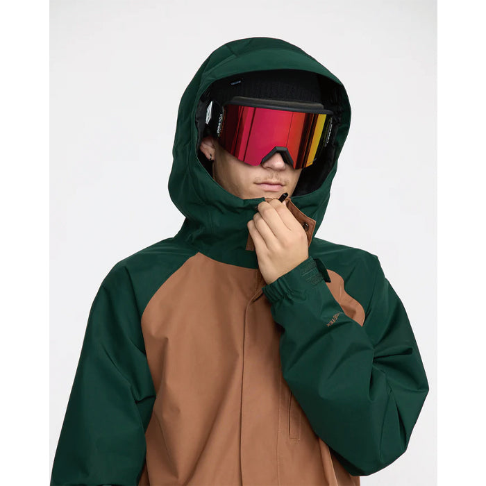 25-26 VOLCOM DUA GORE-TEX JACKET TBR-TERRA BROWN 25-26
