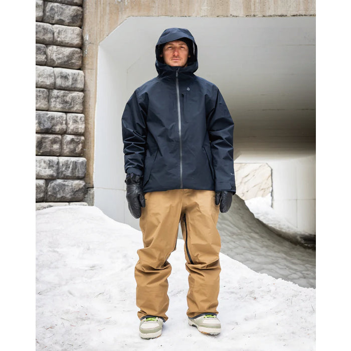 25-26 VOLCOM TESTER 3L GORE-TEX JACKET BLK-BLACK 25-26