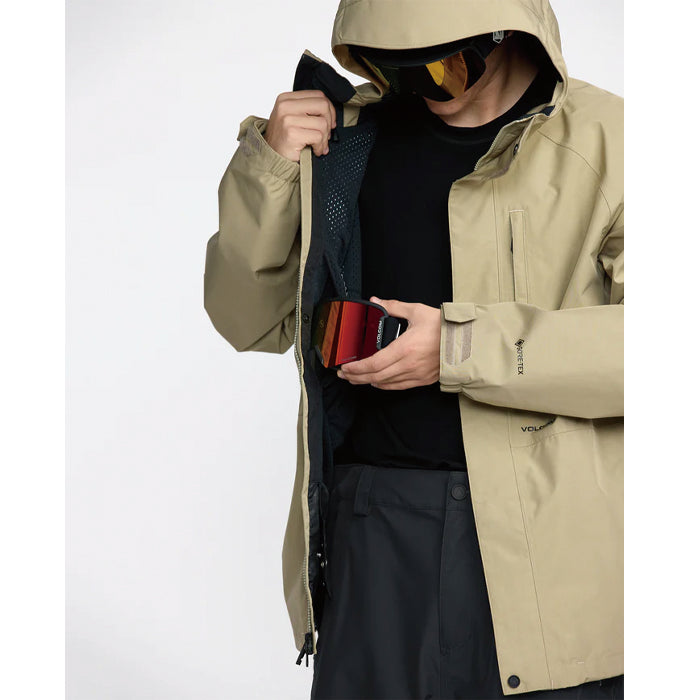 25-26 VOLCOM DUA GORE-TEX JACKET MSG-MOSS GREEN 25-26