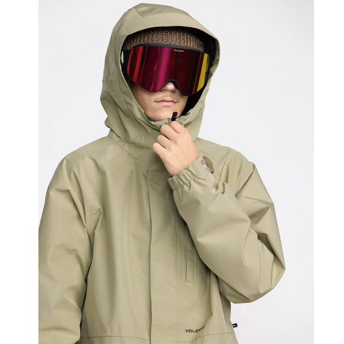 25-26 VOLCOM DUA GORE-TEX JACKET MSG-MOSS GREEN 25-26