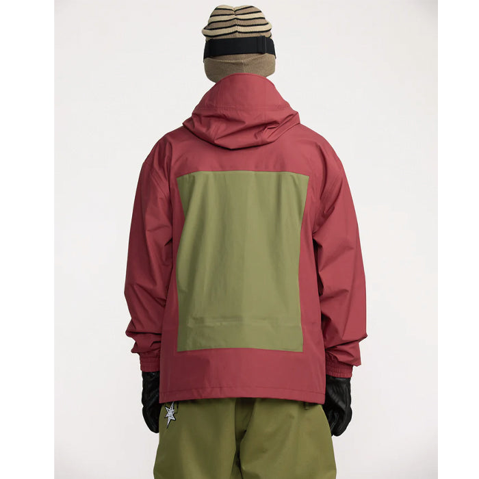 25-26 VOLCOM ARTHUR 3L JACKET BTR-BURNT RED 25-26