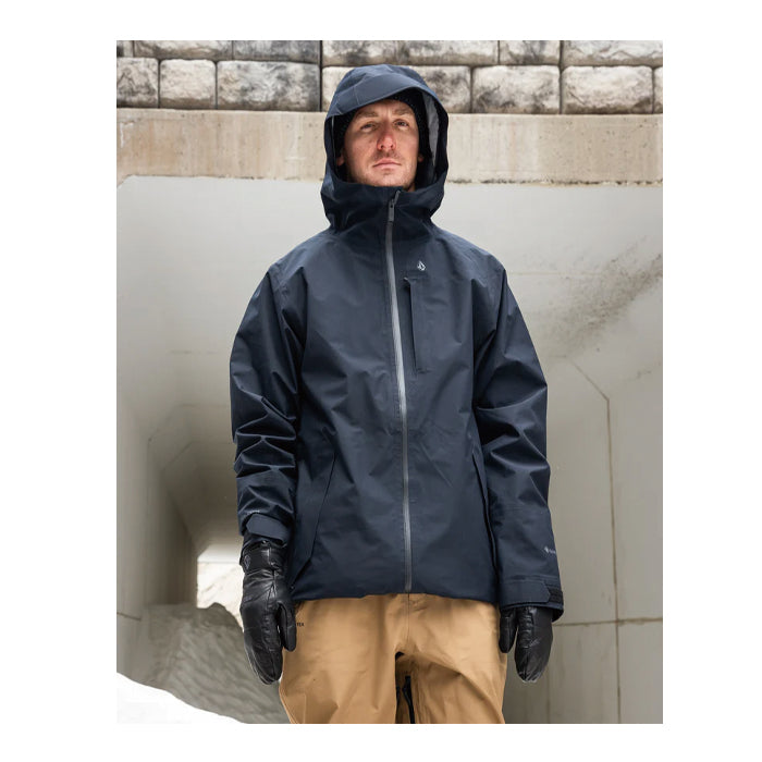 スノーボードウェア  ボルコム  25-26 VOLCOM TESTER 3L GORE-TEX JACKET BLK-BLACK 送料無料  日本正規品