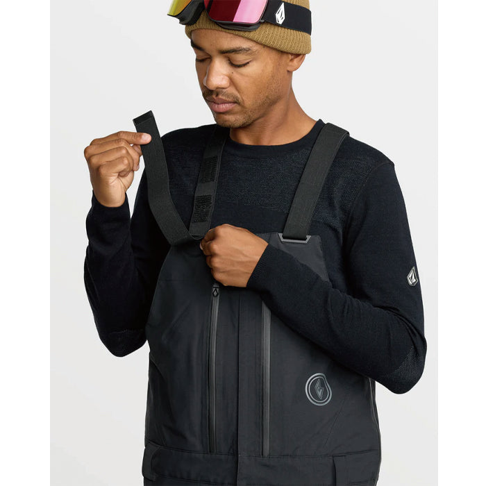 25-26 VOLCOM ANYOX GORE-TEX PRO SHELL BIB BLK-BLACK 25-26