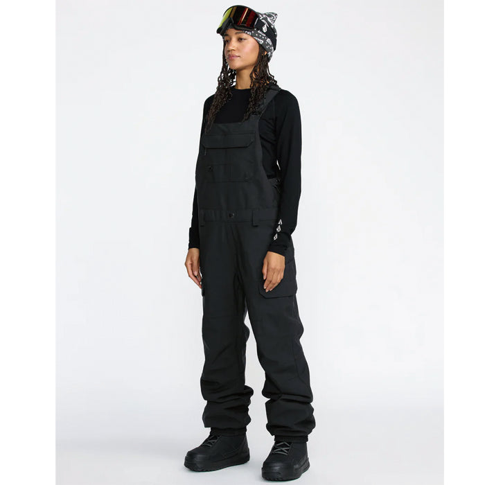 25-26 VOLCOM CRESTON 3D STRETCH BIB OVERALL BLK-BLACK 25-26