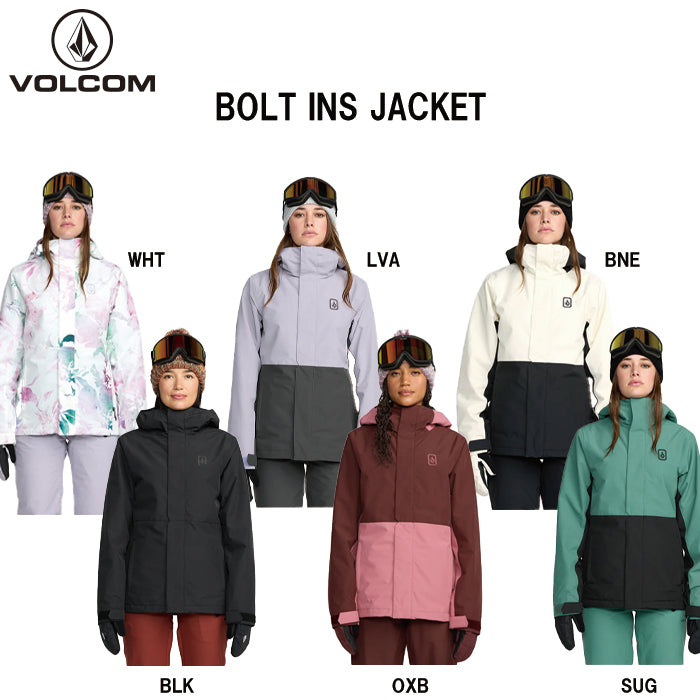 25-26 VOLCOM BOLT INS JACKET BNE-BONE 25-26