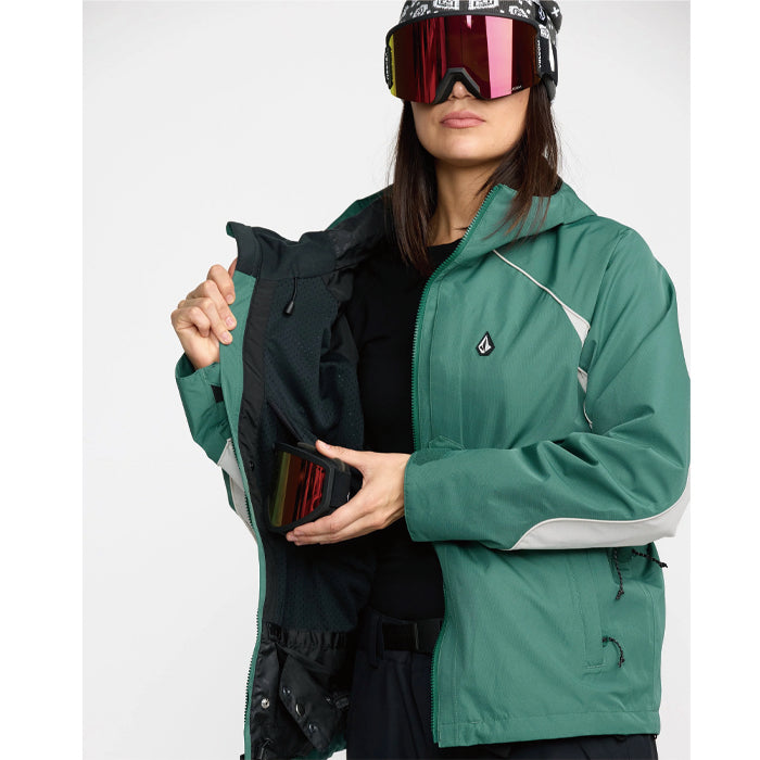 25-26 VOLCOM STONE SMOKESHOW 20K JACKET SUG-SPRUCE GREEN 25-26